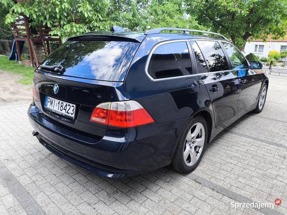 BMW 520d m47n HUD Skóra Panorama relingi dachowe wielkopolskie Mylin
