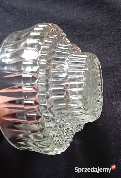 Skandynawska szklana miseczka świecznik druga Porcelana i szkło Koźminek