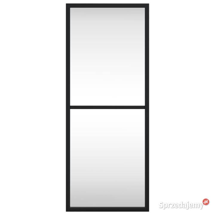 vidaXL Lustro ścienne czarne 20x50 prostokątne Warszawa