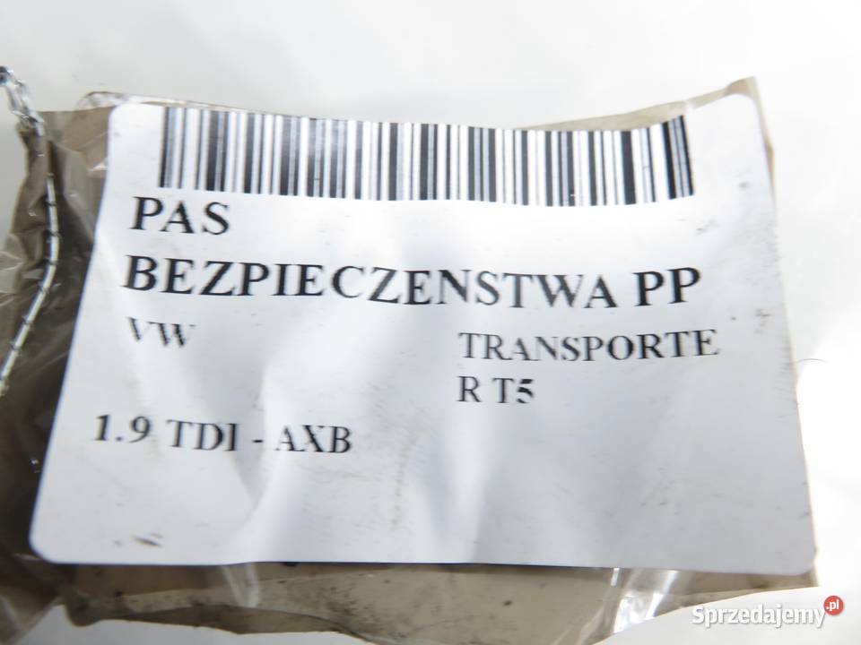 PAS PRAWY PRZEDNI VW TRANSPORTER T5 7H0857806F sprzedam