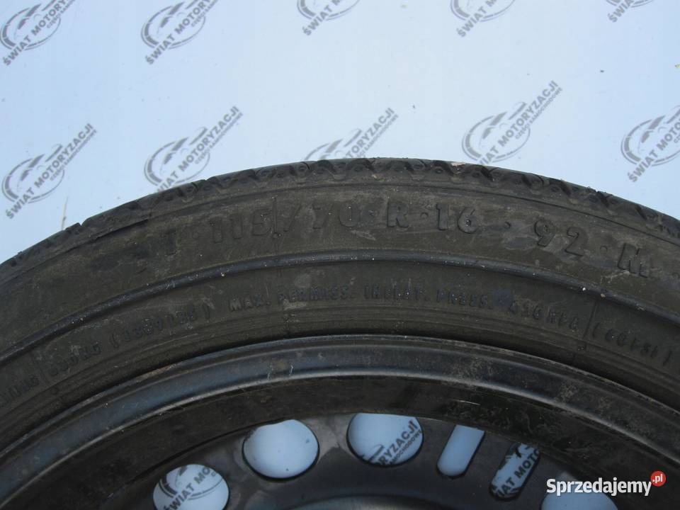 OPEL VECTRA C koło dojazdowe 1157016 92M 5x110 Koła dojazdowe Koła świętokrzyskie sprzedam