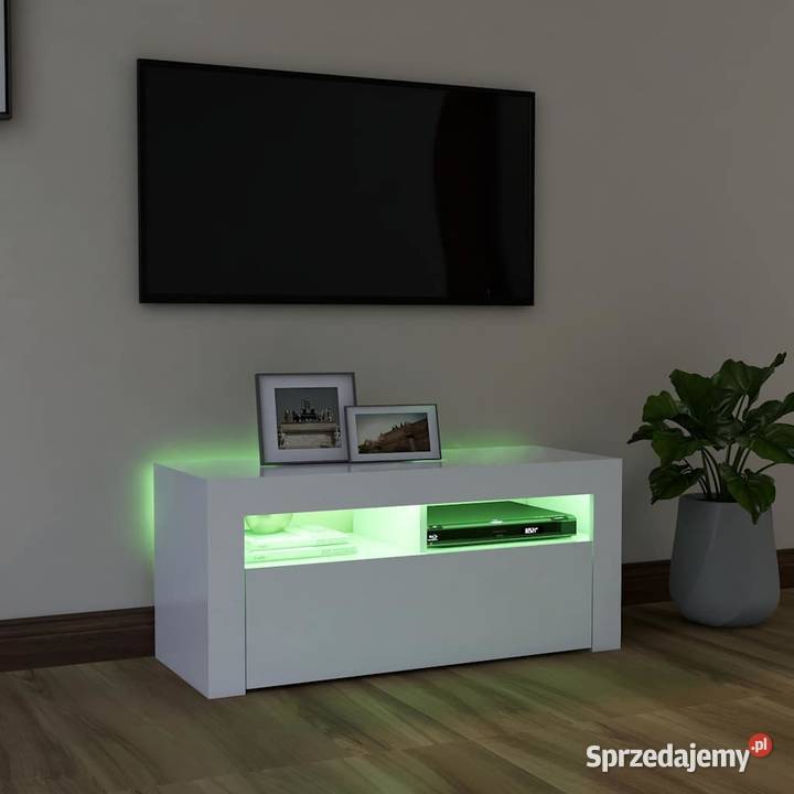 vidaXL Szafka pod TV z oświetleniem LED mazowieckie Warszawa