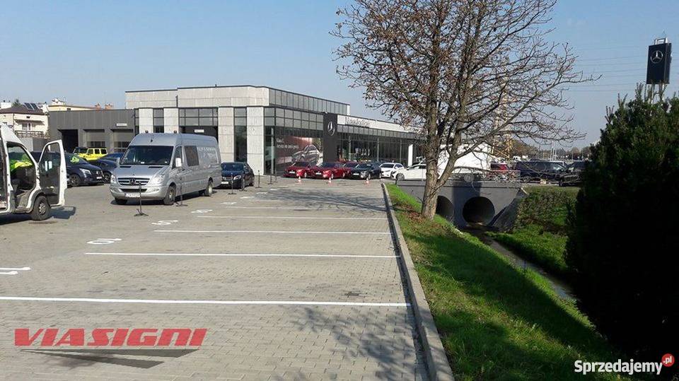 Oznakowanie poziome malowanie linii pasów Rzeszów usługi