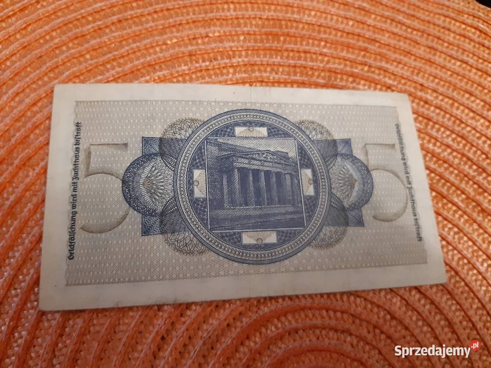banknot niemiecki z 1940r Łomża