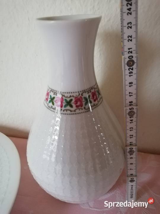 Wazon patera sygnowana porcelana Winterling Gorlice