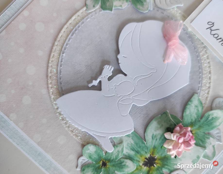 Kartka ręcznie robiona na Komunię Świętą z Łódź sprzedam