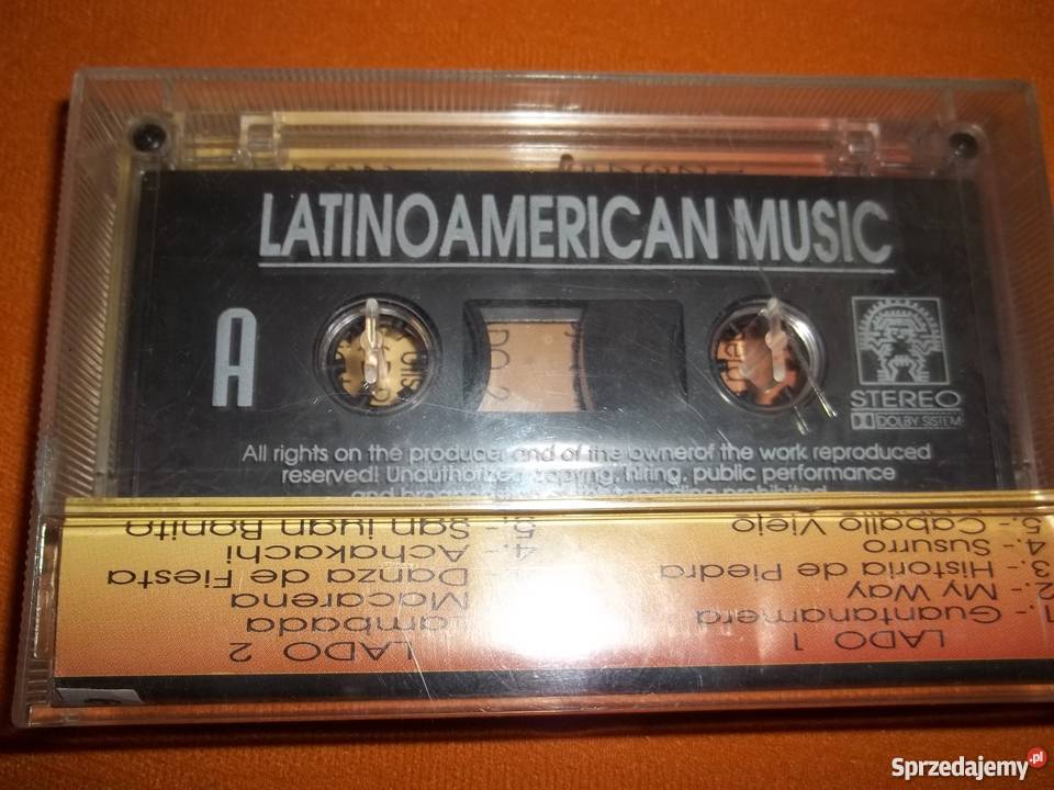 Kaseta magnetofonowaMuzyka Latynoska Łódź