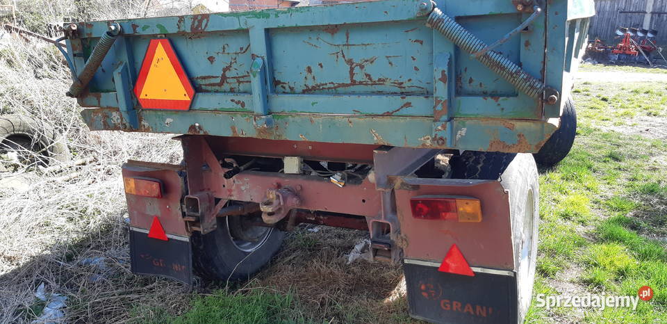 Przyczepa wywrotka HL 8011 zarejestrowana Turek