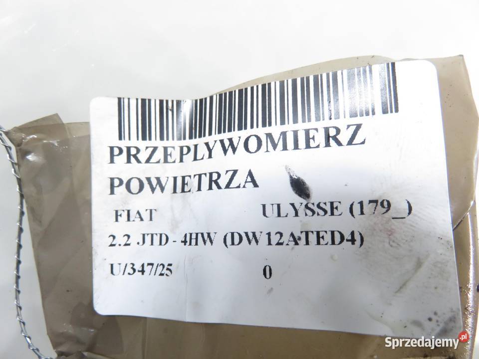 PRZEPŁYWOMIERZ FIAT ULYSSE CITROEN C8 20 22 JTD sprzedam