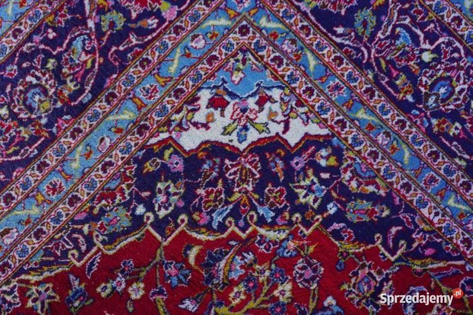 PERSKI DYWAN RECZNIE TKANY KESCHAN z