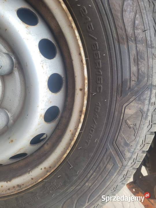 Komplet kól wielosezonowych transit mk8 goodyear Łódź sprzedam