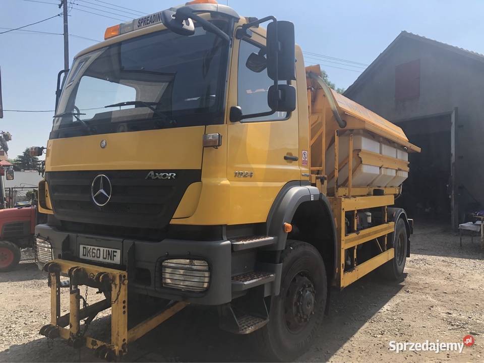 Mercedes Axor 2011 4x4 1824 piaskarka solarka podkarpackie sprzedam