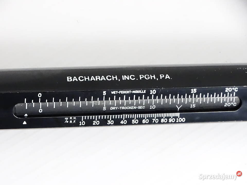 Psychrometr obrotowy Bacharach 127013 Sling Antyki, Sztuka, Kolekcje lubelskie Biłgoraj