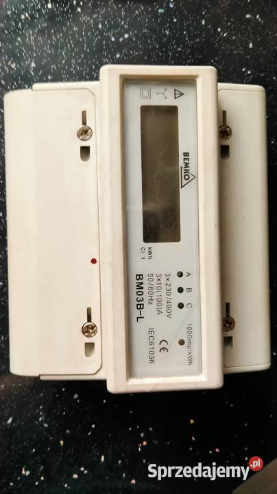 Trójfazowy licznik kWh idealny podlicznik Rybnik