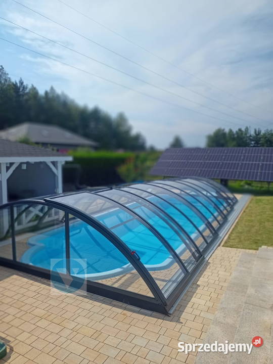 Zadaszenie na basen KLASIK 740 x 395 x 120 dach Katowice