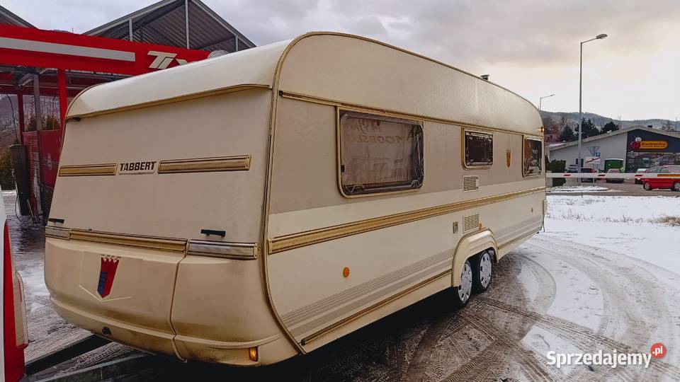 Przyczepa kempingowa campingowa kemping OKAZJA Rok produkcji 1992 śląskie Międzybrodzie Bialskie sprzedam