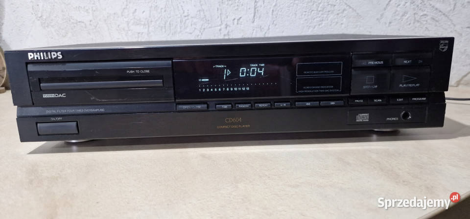 Philips odtwarzacz kompaktowy CD 604 player wielkopolskie Międzychód