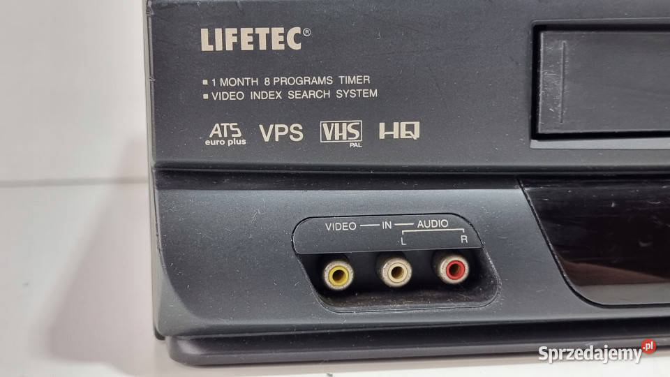Video magnetowid Lifetec LT9020 6 head VHS Magnetowidy