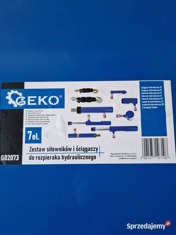 Zestaw siłowników i ściąg do rozp hydr 7el Głogowa