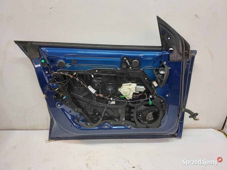 TESLA MODEL Y 2024r DRZWI LEWY PRZÓD NIEBIESKI