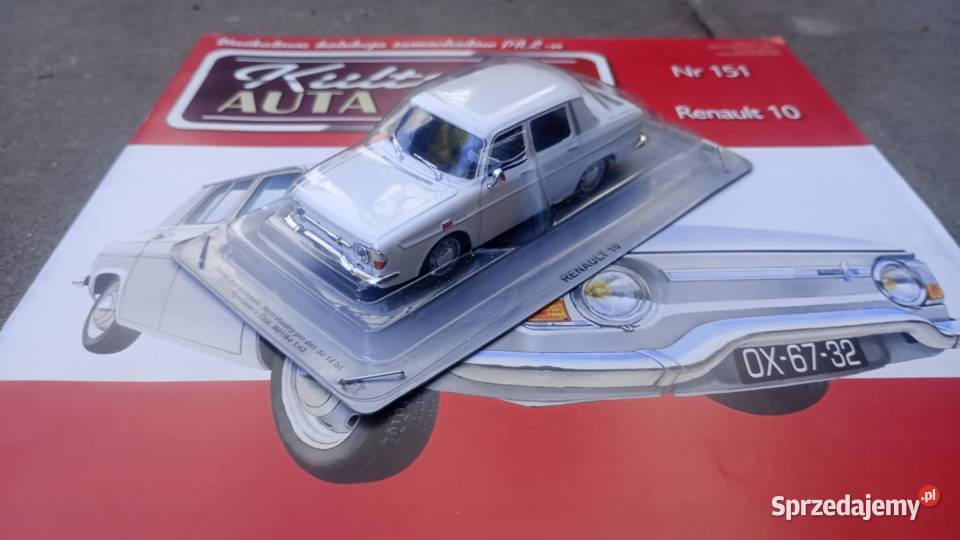 RENAULT 10 model kultowe auta PRL 143 Deagostini Warszawa