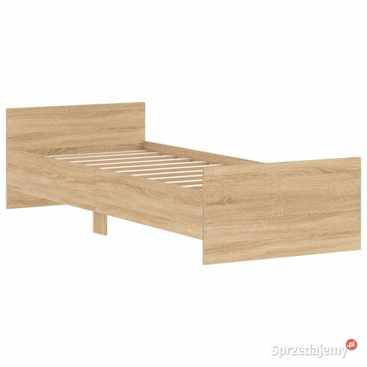 Łóżko bez materaca dąb sonoma 75x190 WM835948 Warszawa