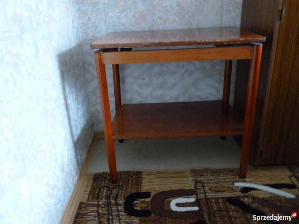 Lata 6070te 2 stoliki pod telewizor na wysoki po Słupsk