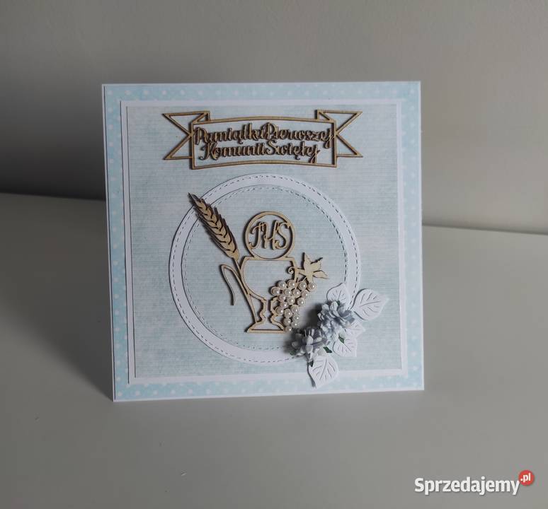 Kartka okolicznościowa ręcznie robiona na Łódź