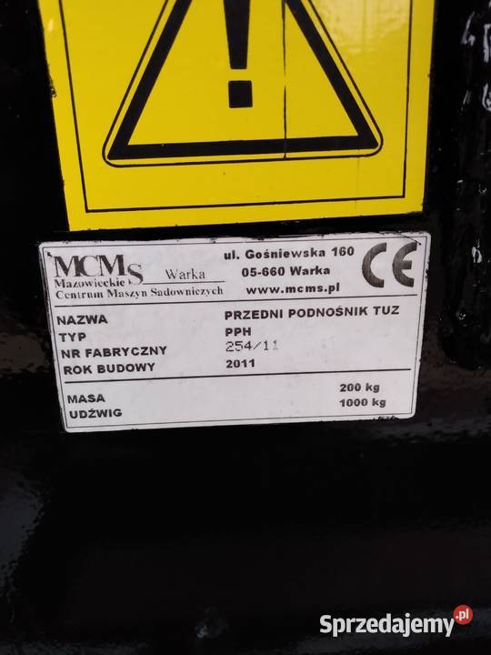 TUZ przedni do Ursusa 28123512MF 255238 Iłża