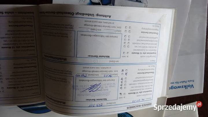 Golf3 TDI ksiazka serwisowa instrukcje opisy Stalowa Wola sprzedam