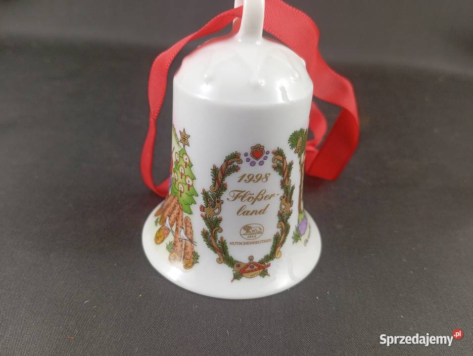 Porcelanowy dzwonek świąteczny Hutschenreuther