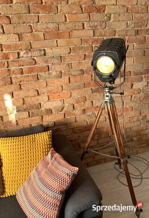Lampa loft Vintage podłogowa oświetlenie łódzkie Łódź sprzedam