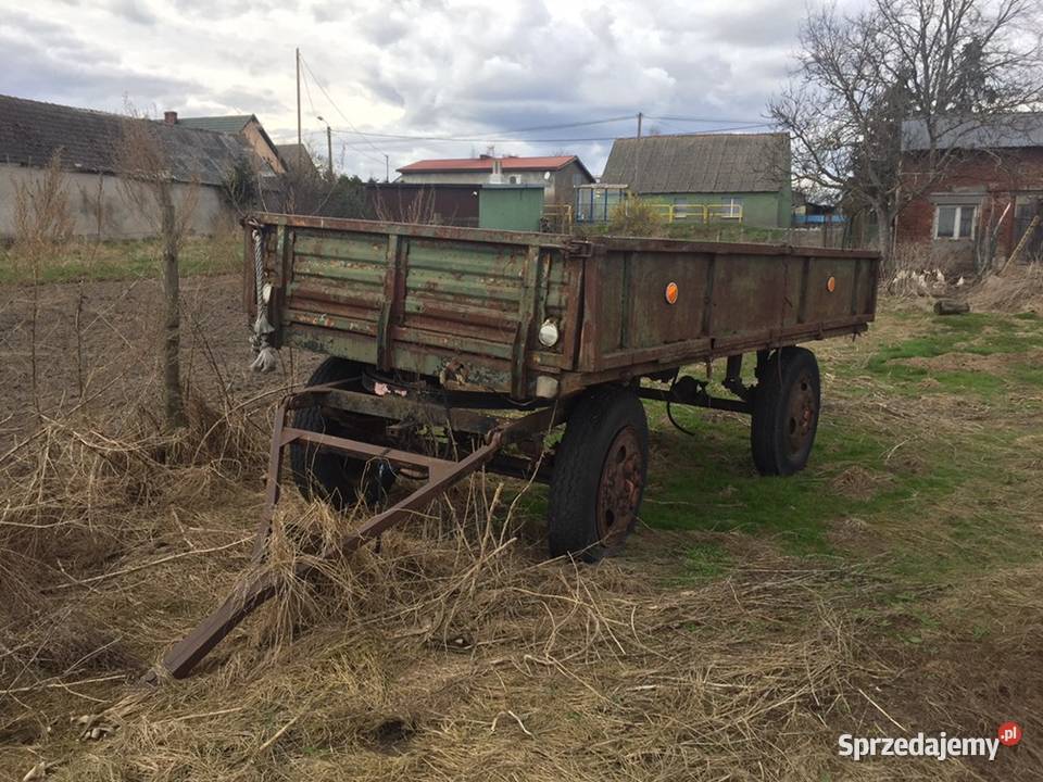 Przyczepa 35t do remontu Przyczepy rolnicze Wolwark sprzedam