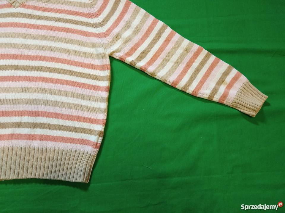 Bawełniana bluzka brytyjskiej marki Edinburgh Paski Warszawa sprzedam