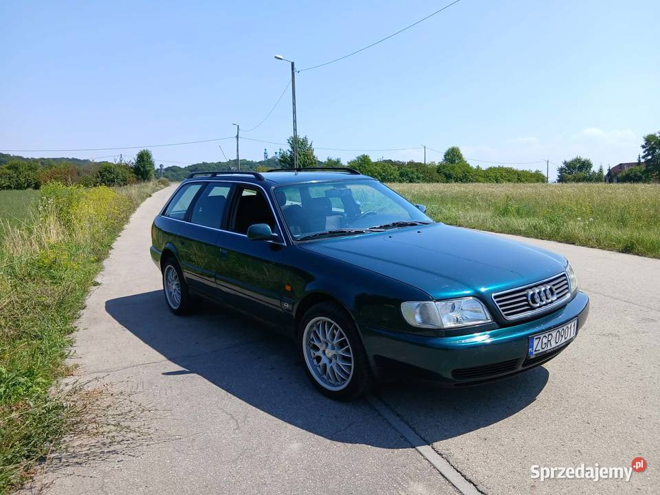 Audi A6 C4 26 V6 1996r Alufelgi Kombi Zielony aluminiowe felgi Samochody osobowe Kraków