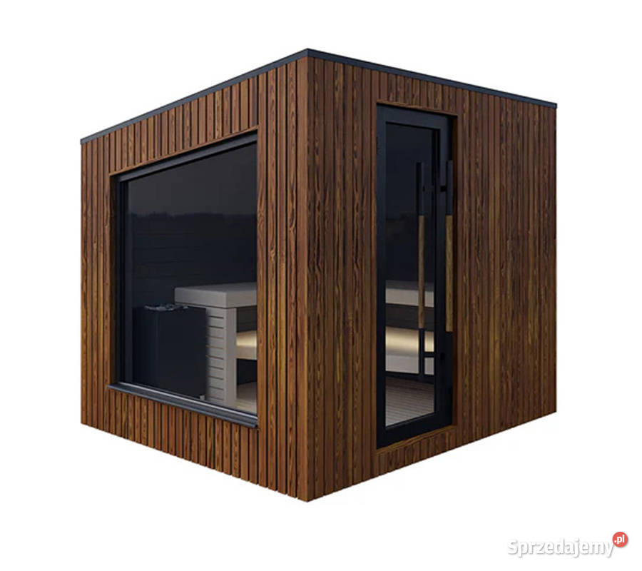 SAUNA OGRODOWA CUBE LUX 230 x 230 ModernHaus Dom i Ogród Wrocław