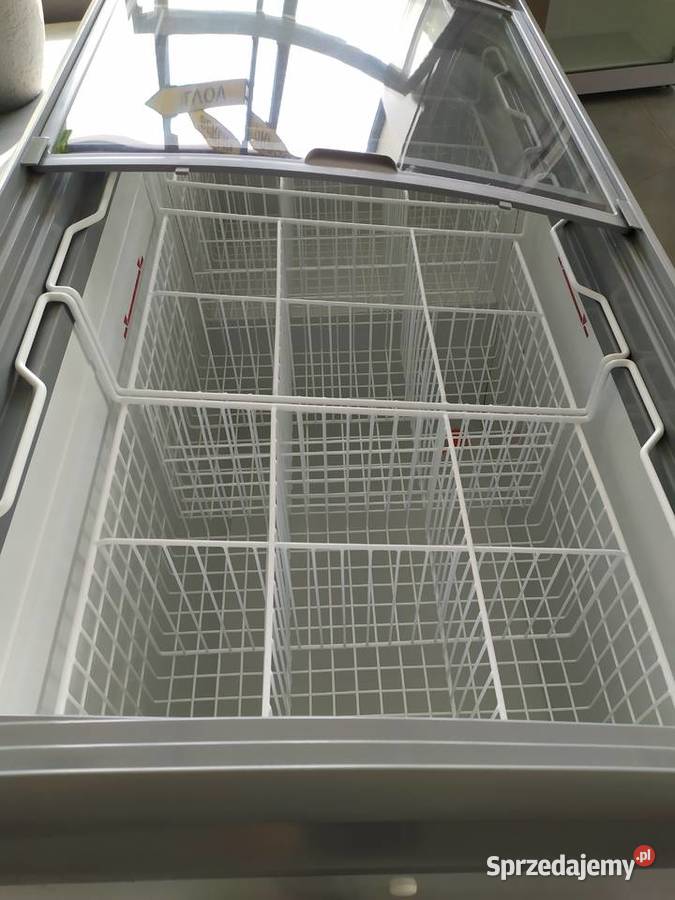 Zamrażarka skrzyniowa zestaw koszy lody owoce Kazuń Polski