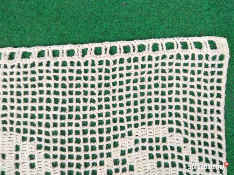 PV62 Firanka szydełkowa Wielkanoc jajka pisanki Chojna