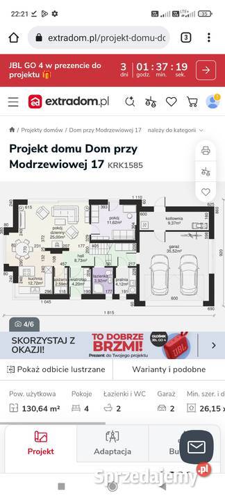 Sprzedam gotowy projekt domu Radom sprzedam