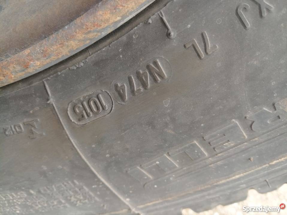 OPONY PIRELLI 4 SZTUKI 21575 R175 BIEŻNIK 8MM Pirelli Rzędowice