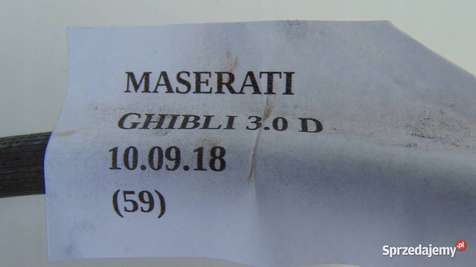 ZACISK HAMULCOWY TYLNY TYŁ MASERATI GHIBLI 30D