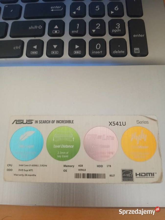 Laptop Asus A541 Asus