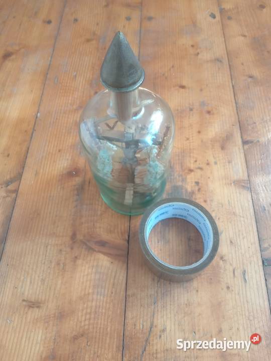 Sztuka ludowa Krucyfiks w butelce małopolskie