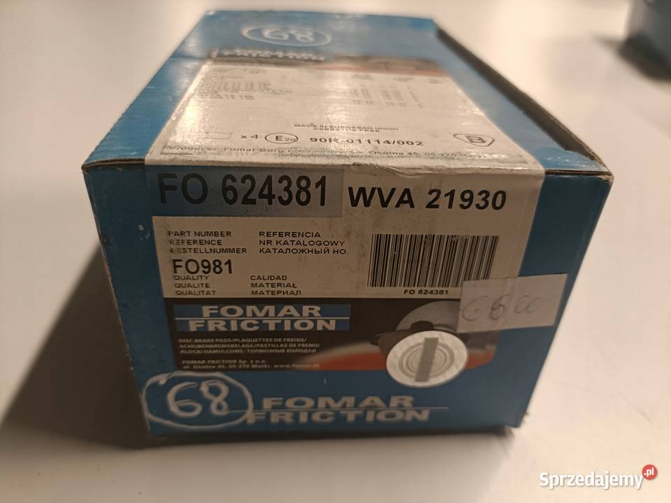 Alfa Romeo 145 Fiat Bravo I Brava PRZEDNIE Chełm