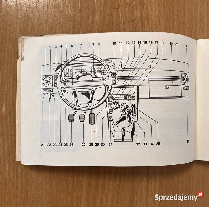 Instrukcja obsługi samochodu FSO Polonez 1980r Grudziądz