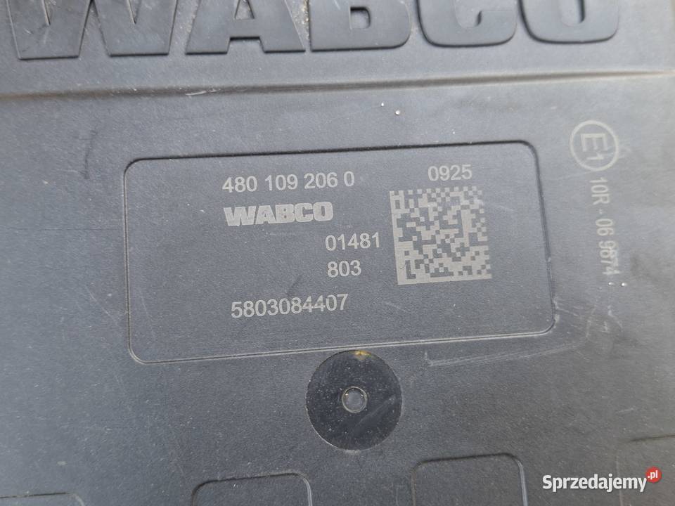 IVECO MODULATOR EJE EBS WABCO NOWY 5803084407 lubuskie Bieleń