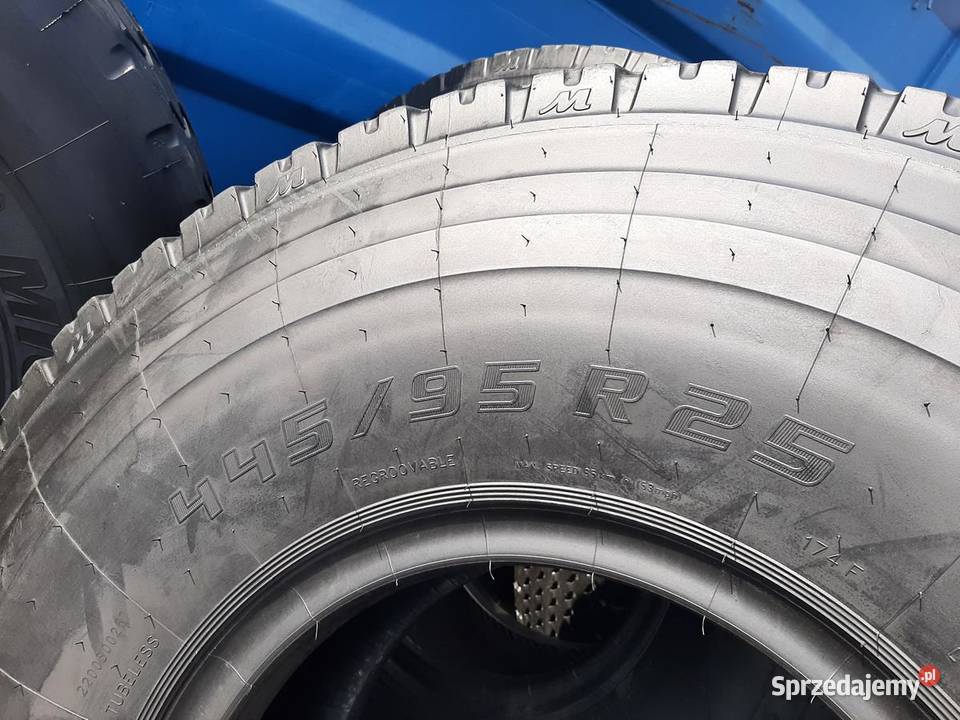 2x Opona używana przemysłowa 44595R25 MITAS CR01 25cale Zaścianki