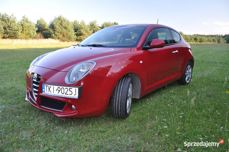 Alfa Romeo Mito 2014 LPG BRC mały przebieg czerwony Wólka Pokłonna sprzedam