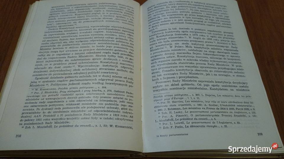 Rządy parlamentarne w Polsce w latach 19191926 Gdańsk sprzedam
