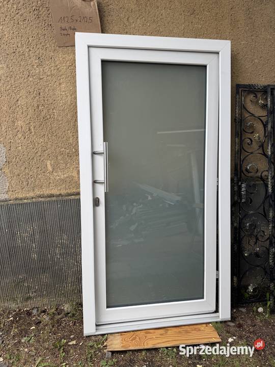 Drzwi wejściowe PCV białe Nidzica sprzedam
